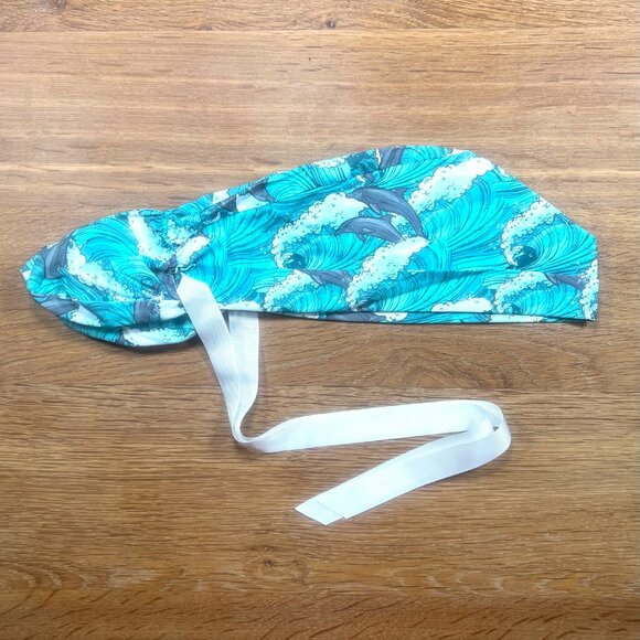 3 Ponytail scrub caps bundle scrub hats surgical caps ponytail scrub hats - Picture 5 of 10